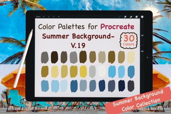 Download Procreate Color Palettes-Summer V.19 - Palettes Collection