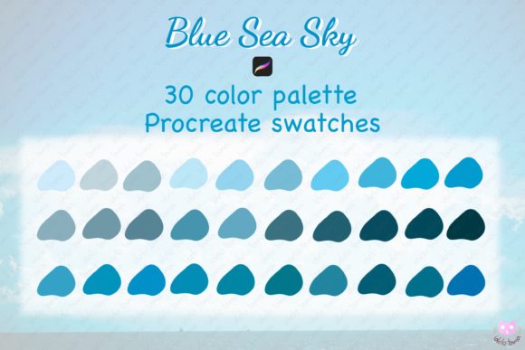 Download Blue Sea Procreate Color Palette - Premium Resources