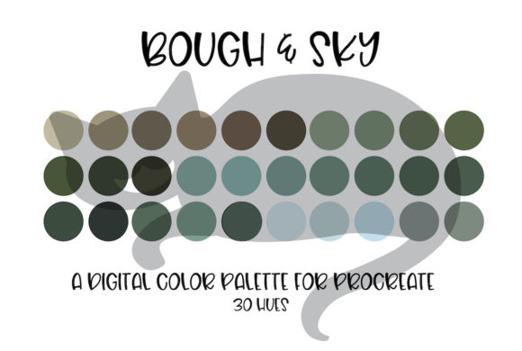 Download Bough &amp; Sky - Procreate Swatches - Premium Resources