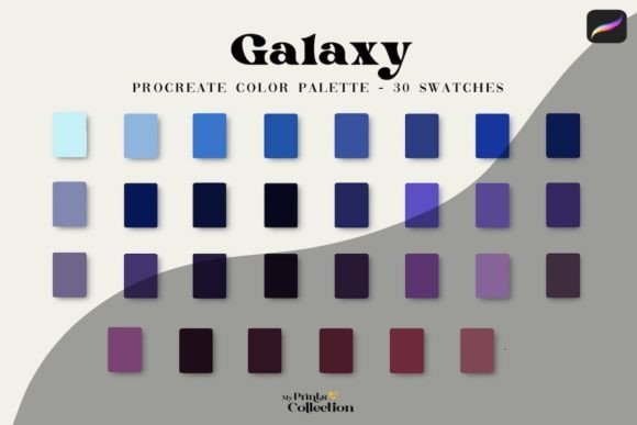 Download Galaxy Sky Procreate Color Palette - Sky procreate Collection
