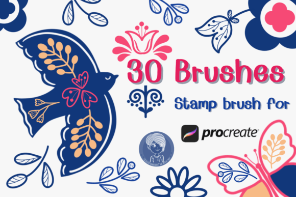 Download Scandinavian V2 Stamp Brushes Procreate - Stamp brushes Collection