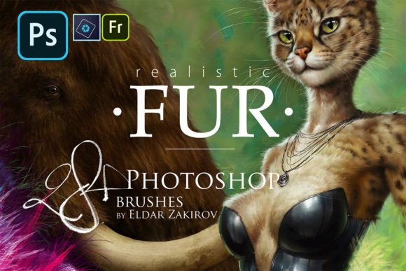 Download 28+ Realistic FUR Brushes for PHOTOSHOP - Fur brushes Collection