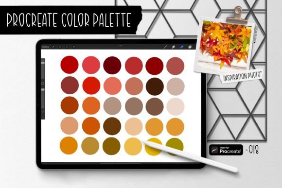 Download Autumn Leaves Procreate Color Palette - Autumn Collection