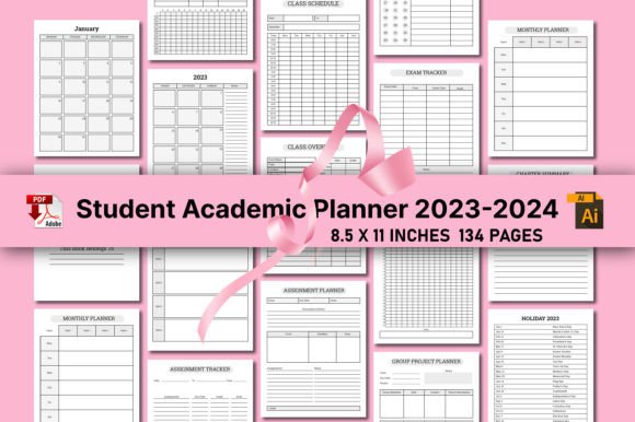 Download Student Academic Planner 2023-2024 - Academic planner Collection