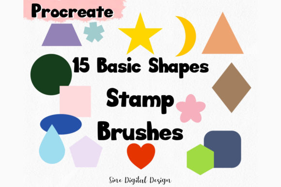 Download Basic Shapes Stamp Brushes Procreate - Stamp brushes Collection