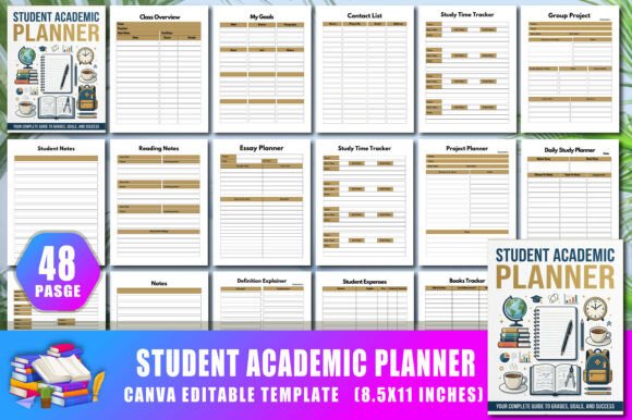 Download Student Academic Planner - Academic planner Collection